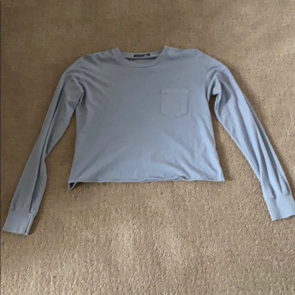 Blue brandy Melville long sleeve shirt
